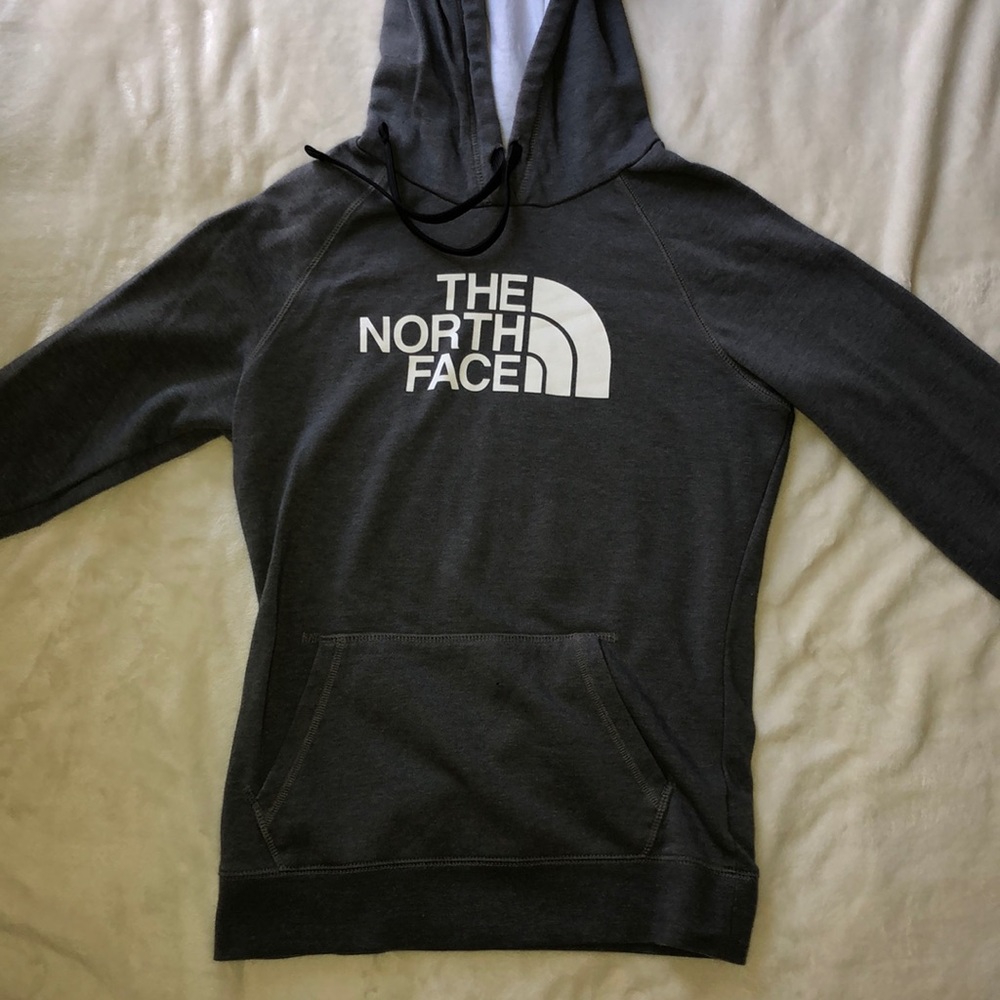 Size small grey north face sweatshirt